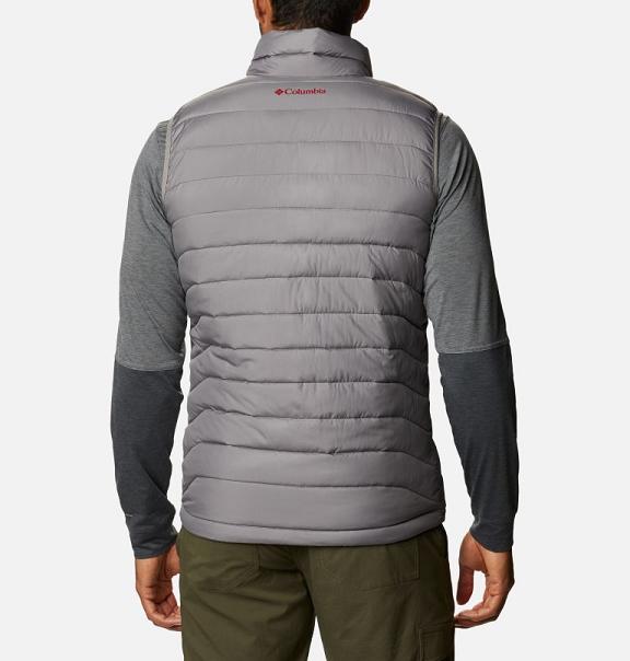 Columbia Collegiate Vest Grey For Men's NZ58462 New Zealand